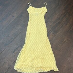 Adoni Mesh Maxi Dress in Canary Yellow
Bardot